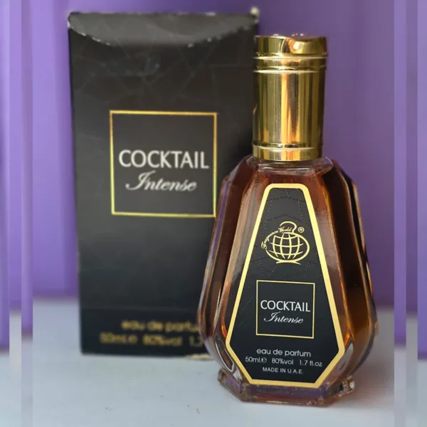 عطر ادکلن مردانه کوکتل اینتنس (Cocktail intense) فرگرانس 50 میل