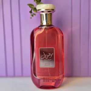 عطر زنانه موصوف وردی (صورتی) ارض الزعفران 100 میل