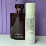 عطر مردانه اونیرو سفید همراه با اسپری فرگرانس 100میل