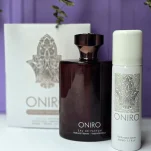 عطر مردانه اونیرو سفید همراه با اسپری فرگرانس 100میل