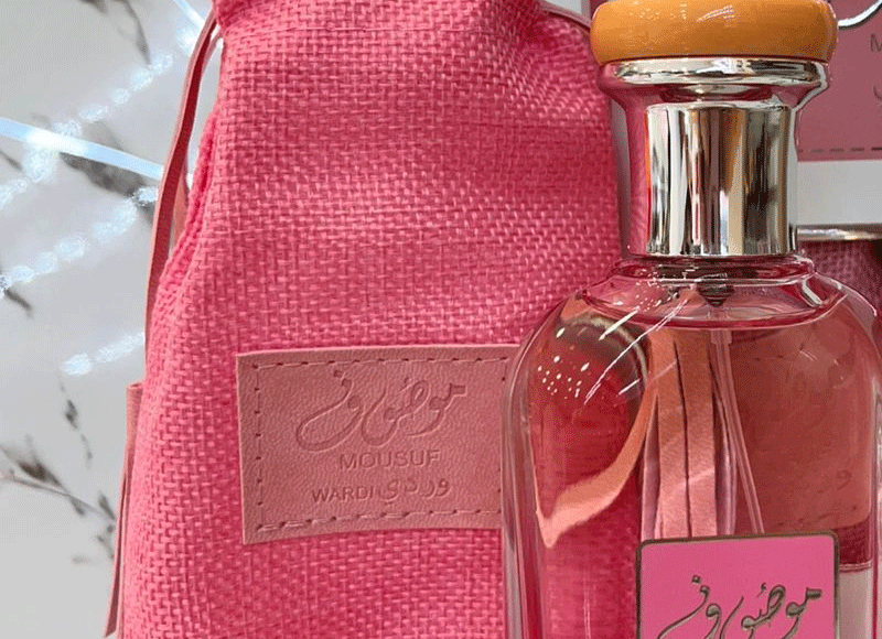 طبع-عطر-ادکلن زنانه موصوف وردی صورتی