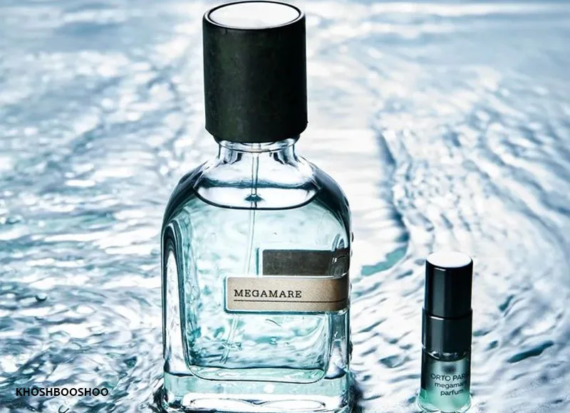 ادکلن مگاماره جزو رایحه‌های سبز و اقیانوسی