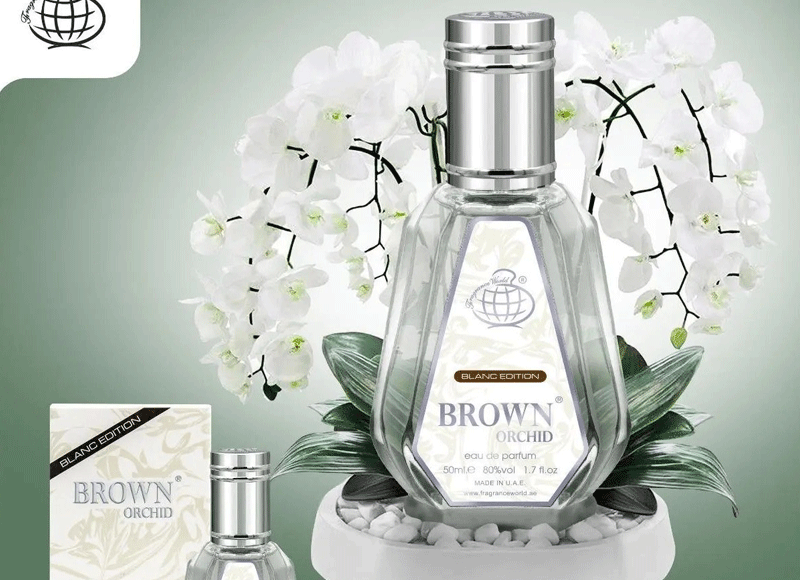 طبع-عطربراون-ارکید-سفید-۵۰-میل