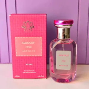عطر ادکلن زنانه موصوف صورتی pink آرتمیوس 25 میل