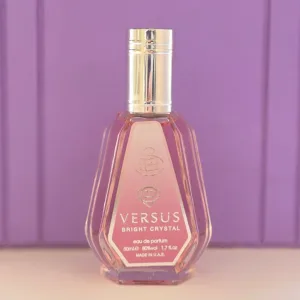 عطر ادکلن زنانه ورساچه کریستال صورتی (Versace Bright Crystal) فرگرانس 50 میل