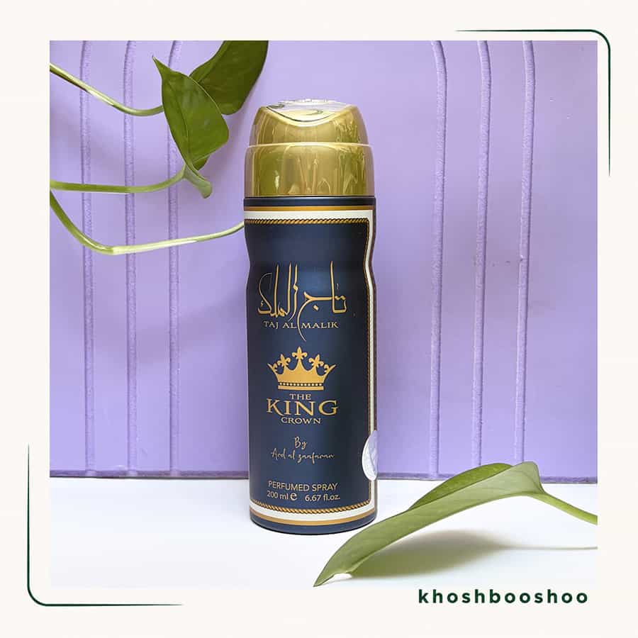 اسپری مردانه تاج الملک ارض الزعفران 200 میل اسپری مردانه تاج الملک ارض الزعفران 200 میل - خوشبوشو