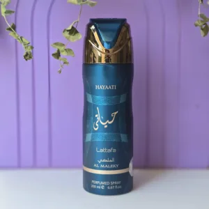 اسپری مردانه حیاتی آبی لطافه 200 میل (Lattafa Hayaati Al Maleky)