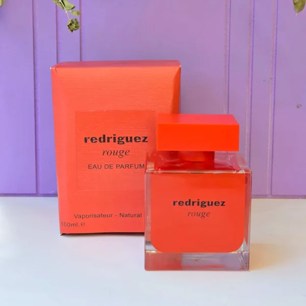عطر ادکلن زنانه نارسیسو رودریگز رژ قرمز فراگرنس ورد (Fragrance world Narciso Rodriguez Rouge) حجم 100 میل