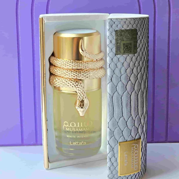 ادکلن زنانه مسمم وایت اینتنس سفید لطافه 100 میل