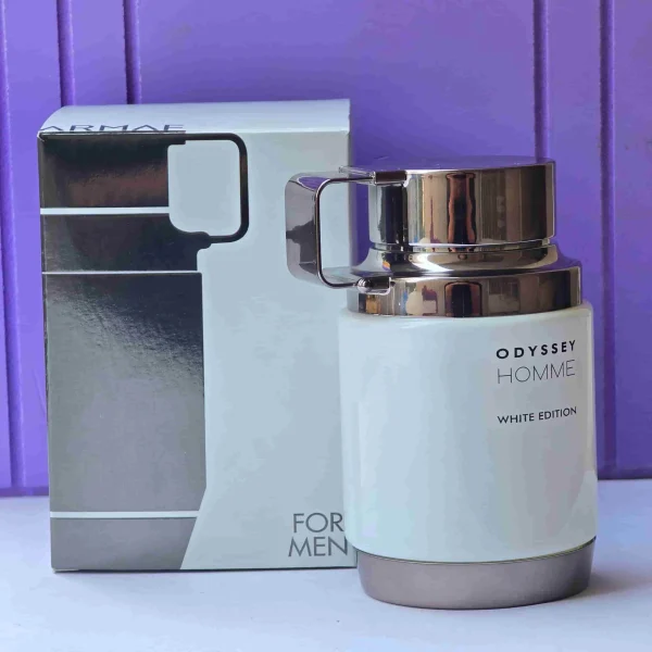 ادکلن مردانه اودیسی هوم وایت ادیشن آرماف 10 میل دکانت از شیشه اصلی - Image 3