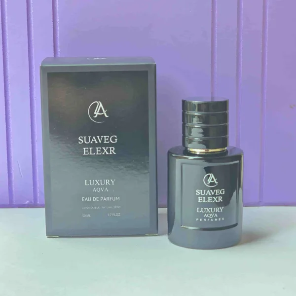 ادکلن مردانه ساواج الکسیر  (Suege Elixer) (سویج) 50 میل از برند لاکچری آکوا