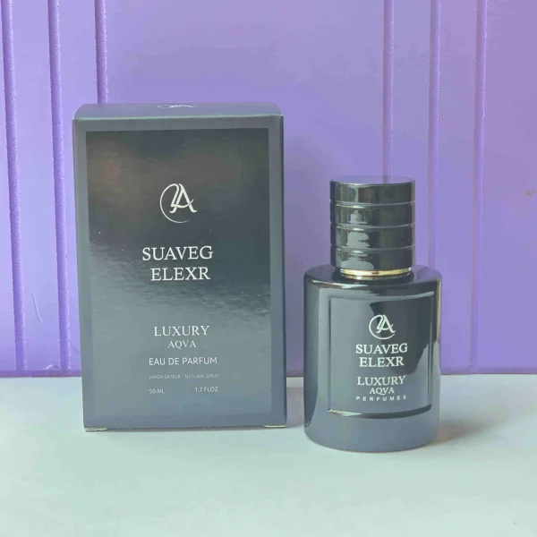 ادکلن مردانه ساواج الکسیر  (Suege Elixer) (سویج) 50 میل از برند لاکچری آکوا