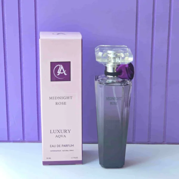 عطر ادکلن زنانه لانکوم میدنایت رز ( Tresor Midnight Rose) از برند لاکچری آکوا 50 میل