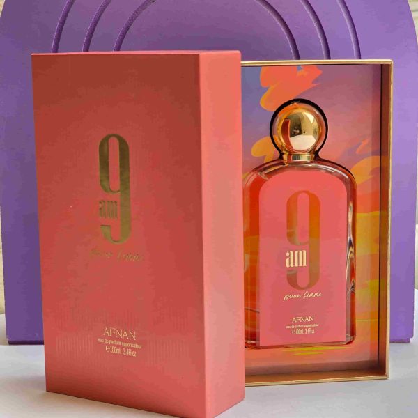 ادکلن زنانه 9am صورتی افنان - Image 2