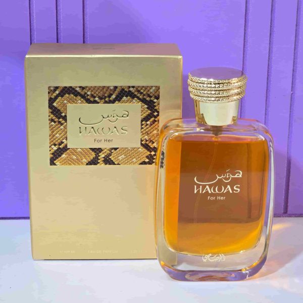 ادکلن زنانه هوس طلایی الرصاصی 100 میل