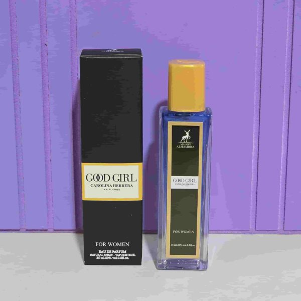 ادکلن زنانه گودگرل مشکی اقتصادی الحمبرا 35 میل