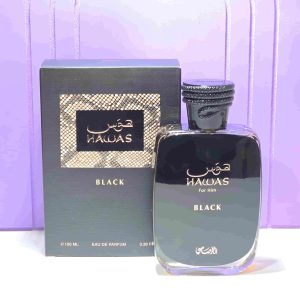 ادکلن مردانه هوس بلک رصاصی 100 میل