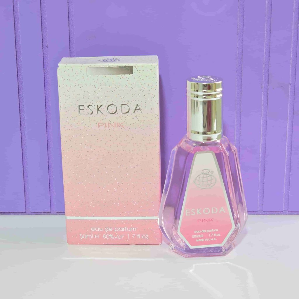 ادکلن زنانه اسکادا صورتی فرگرانس 50 میل - خوشبوشو