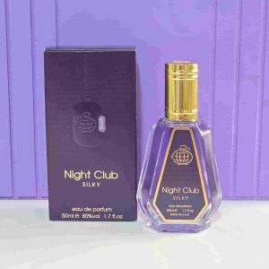 ادکلن زنانه نایت کلاب بنفش (SILKY) فرگرانس 50 میل - خوشبوشو