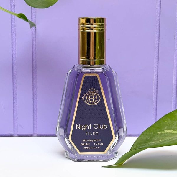 ادکلن زنانه نایت کلاب بنفش فرگرانس 50 میل (SILKY)