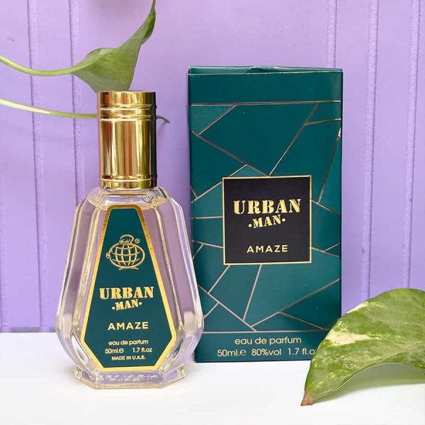 ادکلن مردانه یوربان من آماز سبز فرگرانس 50 میل (Urban Man Amaze)