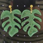 گوشواره پلیمری برگ