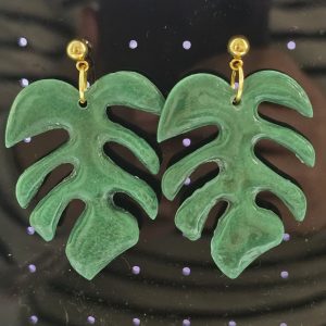 گوشواره پلیمری برگ