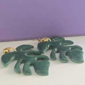 گوشواره پلیمری برگ - Image 2