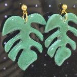 گوشواره پلیمری برگ