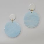 گوشواره پلیمری طرح دریا - Image 3