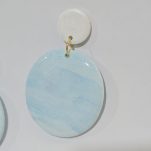 گوشواره پلیمری طرح دریا - Image 2