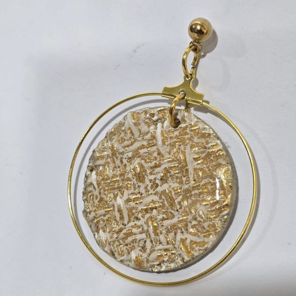 گوشواره پلیمری نقشینه - Image 2