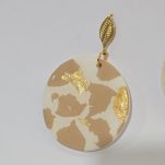 گوشواره پلیمری طرح گلد - Image 2