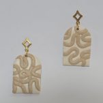 گوشواره طرح مارپیچ