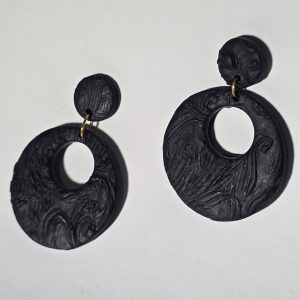 گوشواره طرح چرم